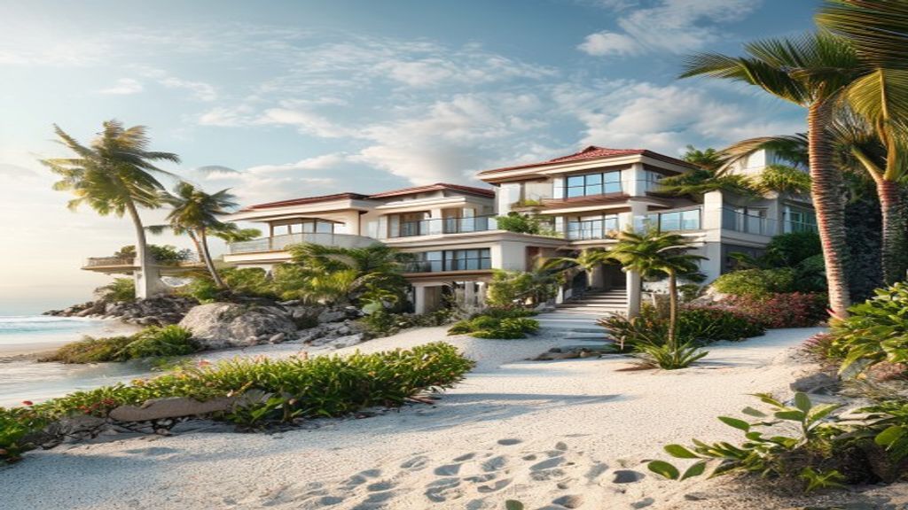 beach mansions for sale