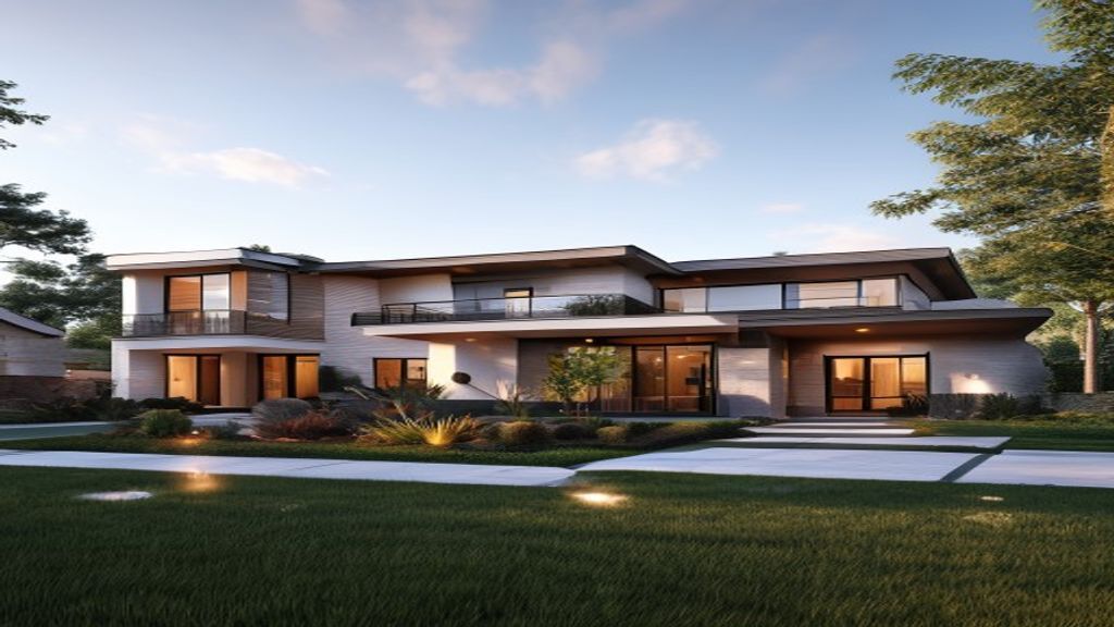 Luxurious high-end homes featuring modern architecture, spacious interiors, and premium finishes