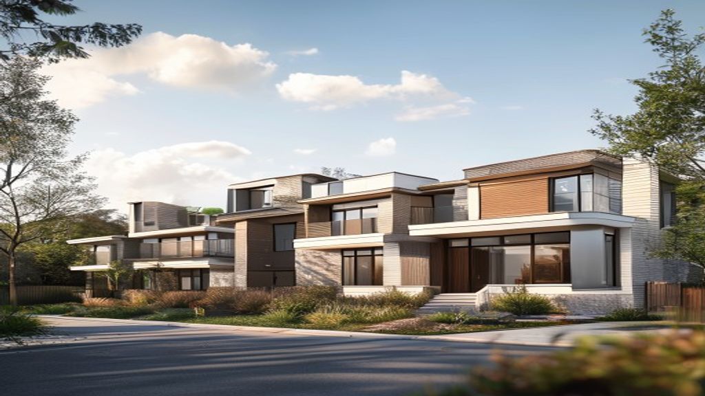 Modern new build houses for sale featuring open floor plans, energy‑efficient design, and convenient suburban locations.