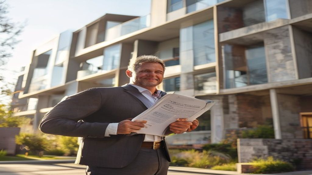Modern new property developments with contemporary architecture and luxurious amenities