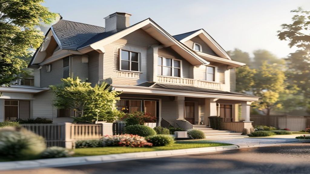 Family-friendly home with a For Sale sign, illustrating the process of selling a residential property.